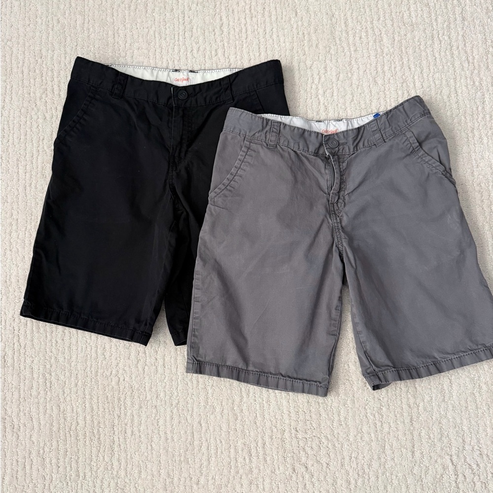 Cat & Jack Gray and Black Shorts